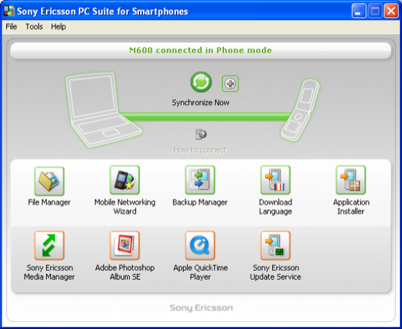 Sony Ericsson PC Suite 6.011.00 full